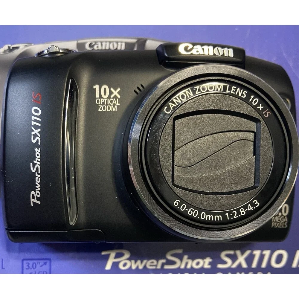 Canon PowerShot SX110 IS 9MP Digital Camera Y2K With Original Box